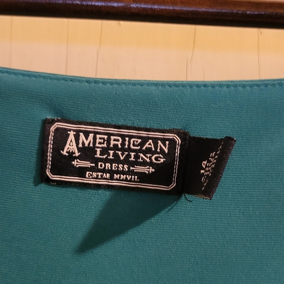 American Living Teal Dress - Picture 3 of 3